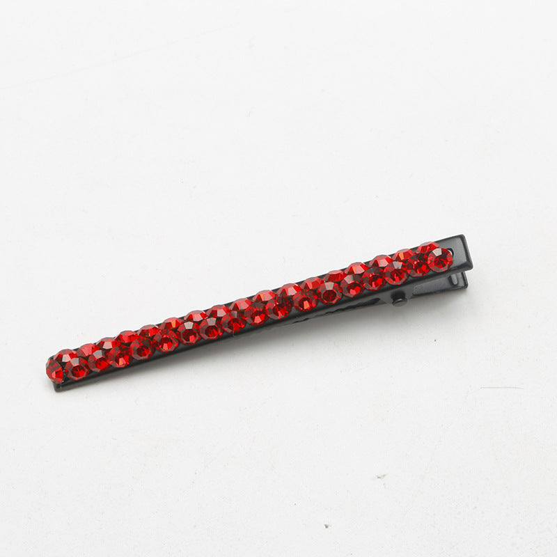 Wholesale Rhinestone Side Hairpins Duckbill Clip for Broken Hair